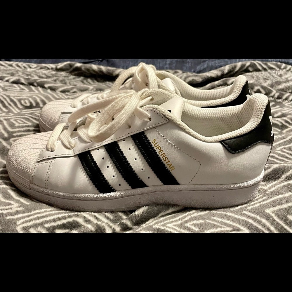 Adidas Superstar Sneakers - White with black - barely used